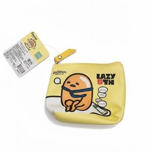 NWT❤️Sanrio Gudetama Yellow and Blue Coin Pouch
